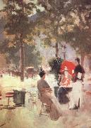 Konstantin Korovin Paris Cafe (nn02) painting